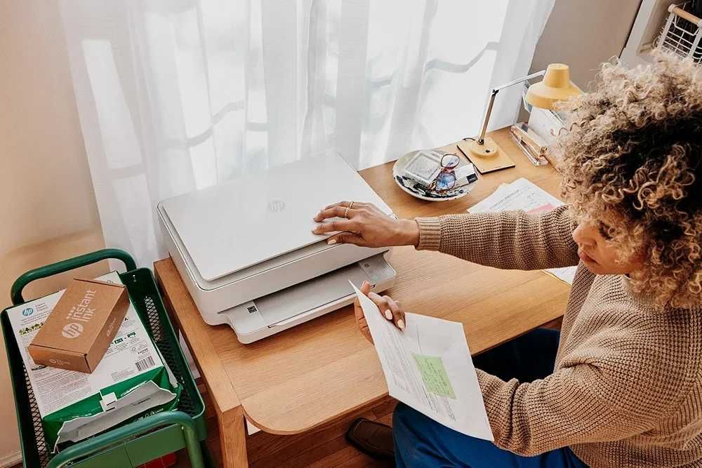Нов HP Envy 6020e мострен скенер + многоцветен принтер модел 2023г.