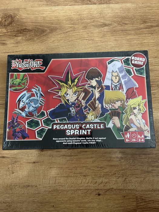 Vând joc de societate inspirat din universul Yu-Gi-Oh!, model Pegasus’ Castle Sprint.