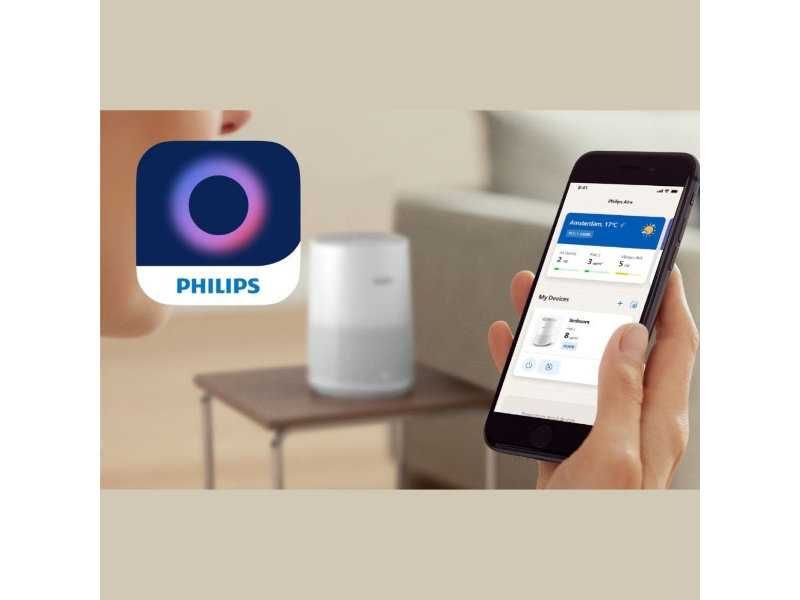 Пречиствател на Въздух Philips Smart 600i Series AC0650/10 - за Помещения до 44 м², Бял