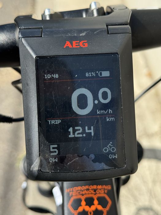 Bicicletă electrică full suspension Prophete Graveler e9000, AEG 100Nm, 27.5", Stare Impecabilă