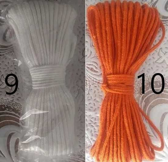 Объл Гайтан от полиестер,вълна и герлянди