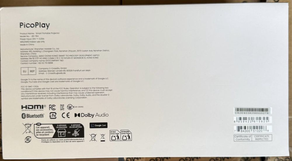 Videoproiector JMGO PicoPlay 1080P sigilat ! Transport gratuit