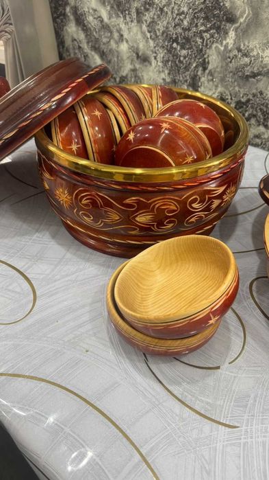 Деревянная посуду