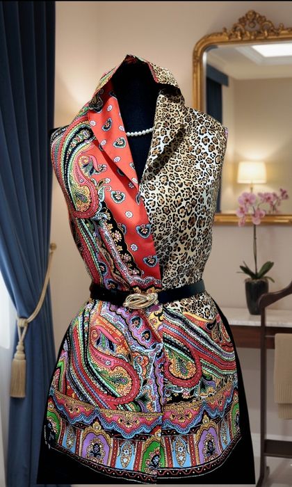 Esarfa statement matase Codello