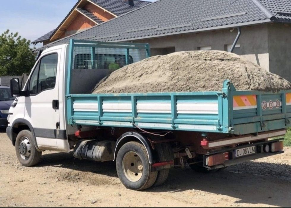 Nisip,sort,balastru,pamant de implutura,piatra concasata-CRAIOVA