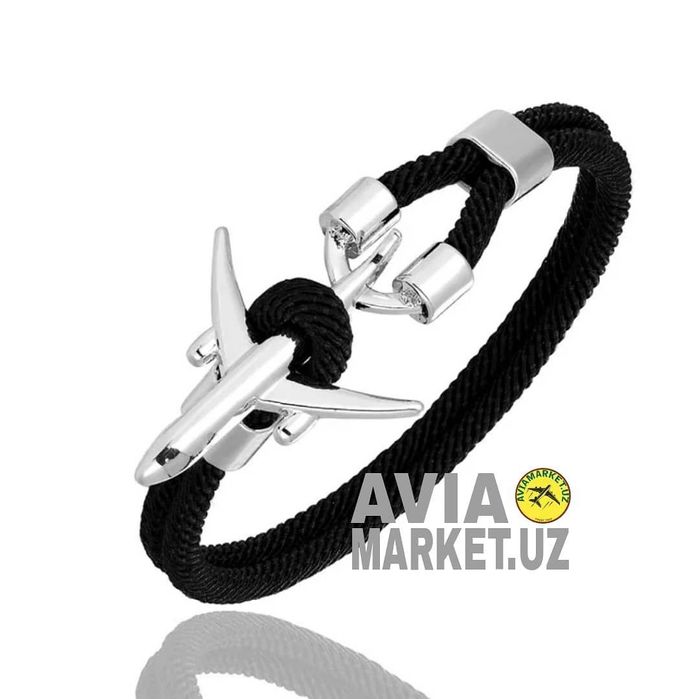 Браслет на руку (самолёт металлический) отличный подарок