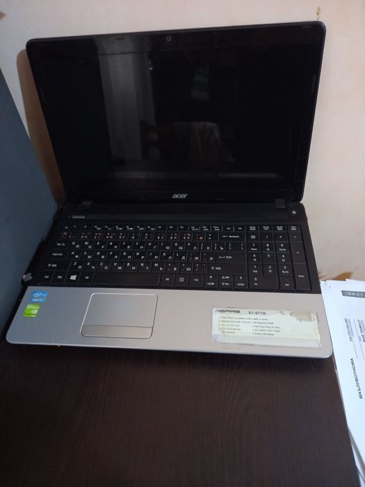 Наутбук aser aspire e1 571g