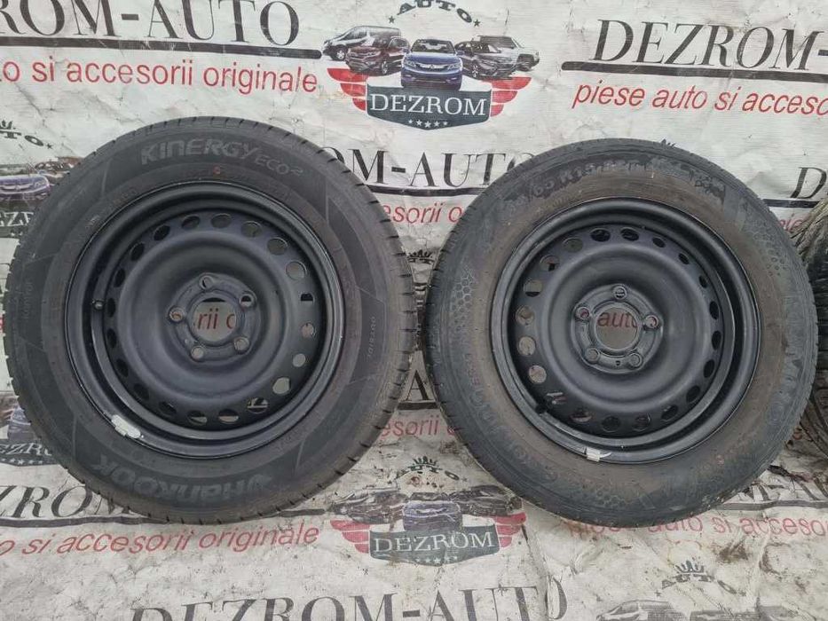 Jante tabla R15 5x114.3 ET40 cu 2 anvelope 195/65/15 si 2 anvelope 185/65/15 Renault Kangoo II Express / Fiat Scudo III