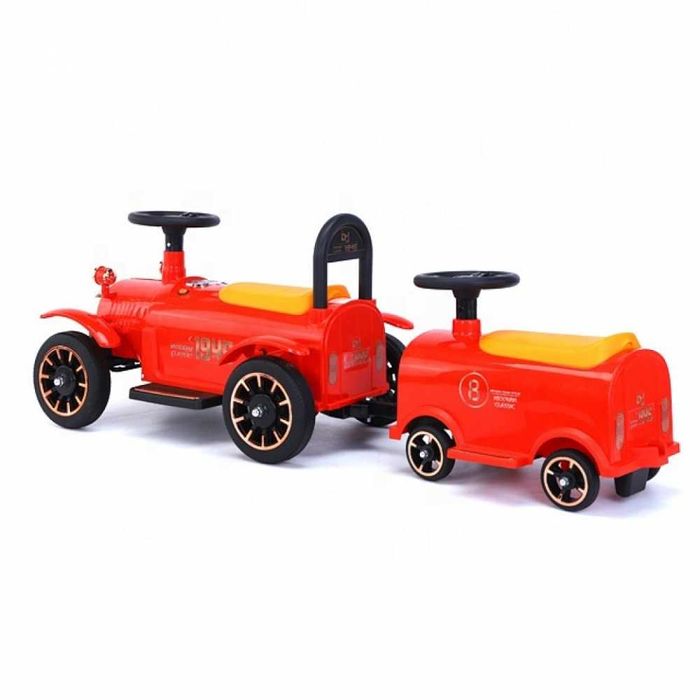 Masinuta electrica de epoca copii Nichiduta Modern Classic 12V cuVagon