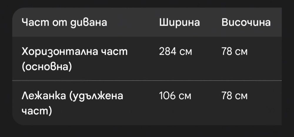 Продавам модерен ъглов диван ModaLife (внос от Турция)