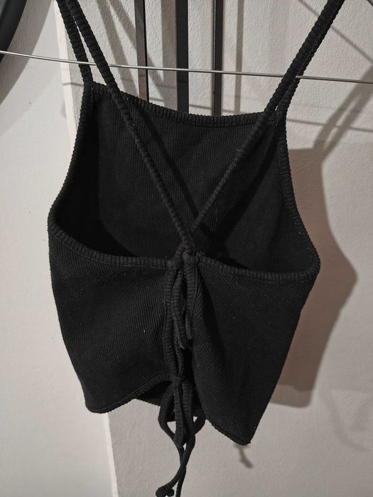 Черен потник без гръб Trendyol