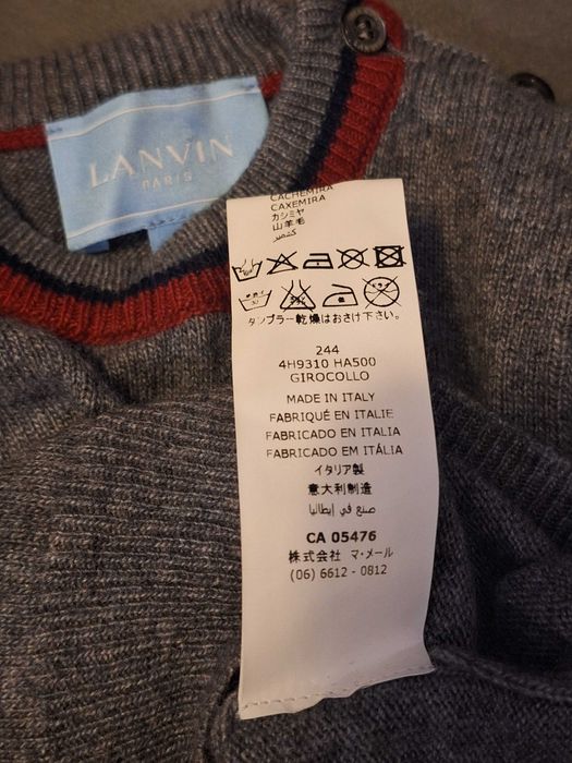 Бебешки пуловер LANVIN