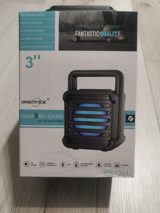 Boxa  Portabila cu MP3, TF/USB,Bluetooth,Radio FM-boxa wireless