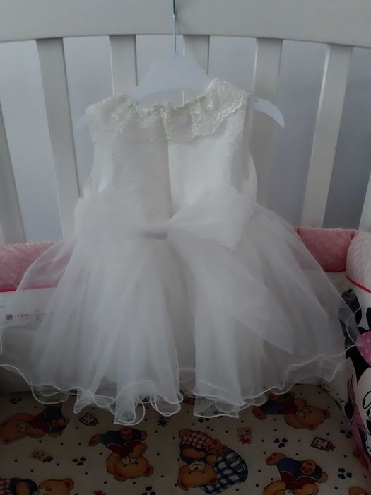 Rochita alba botez, binecuvantare fetita 0-6 luni