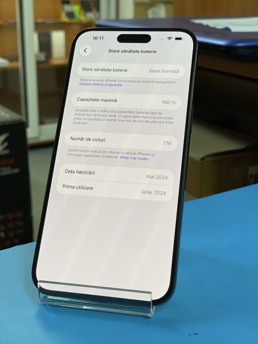 Apple iPhone 15 Pro Max 100% 512GB, Garantie 12 luni | Lensun
