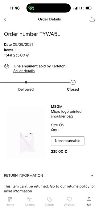 Кожена чанта MSGM