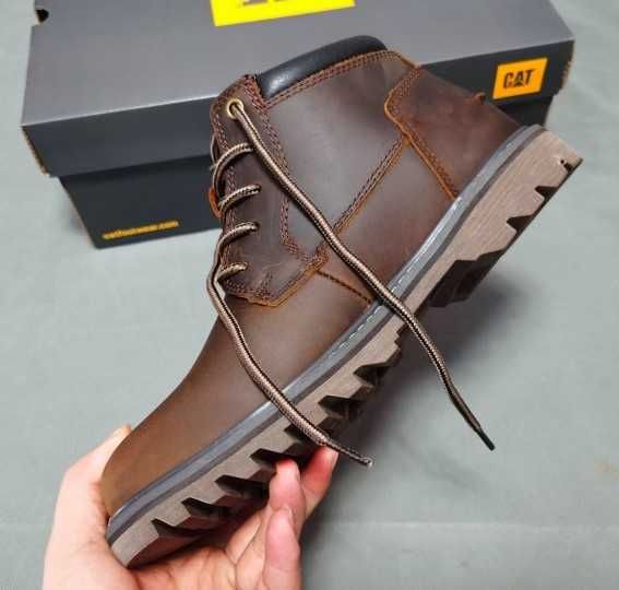 Мужские зимние ботинки кожаные CAT Colorado [39-44 размер]