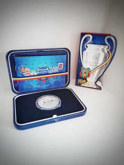 Medalie argint Steaua 35 de ani de la Sevilla