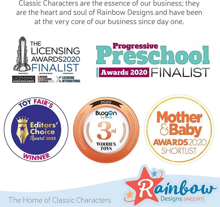 Rainbow Designs Мека плюшена играчка Maisy Mouse с кадифена опашка