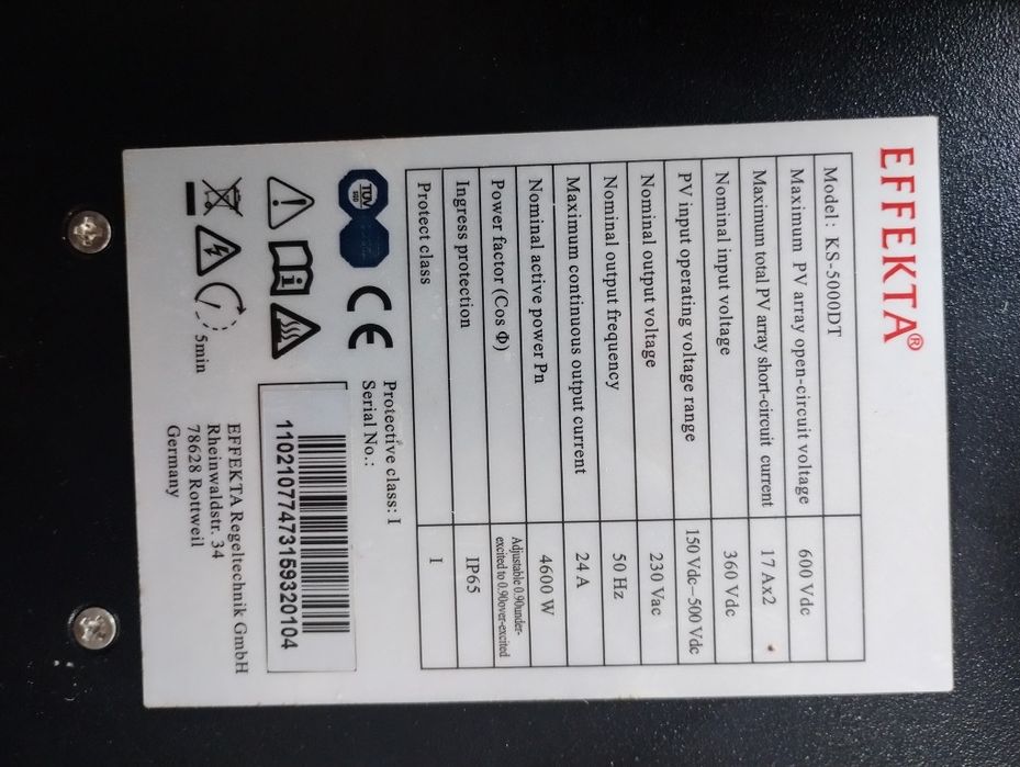 Invertor panou solar 4500w