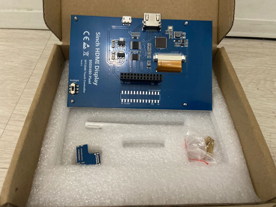 LCD TFT дисплей для Raspberry Pi 4B, 5 дюймов