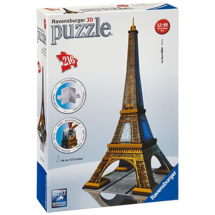 Пъзел Айфеловата кула Ravensburger 3D