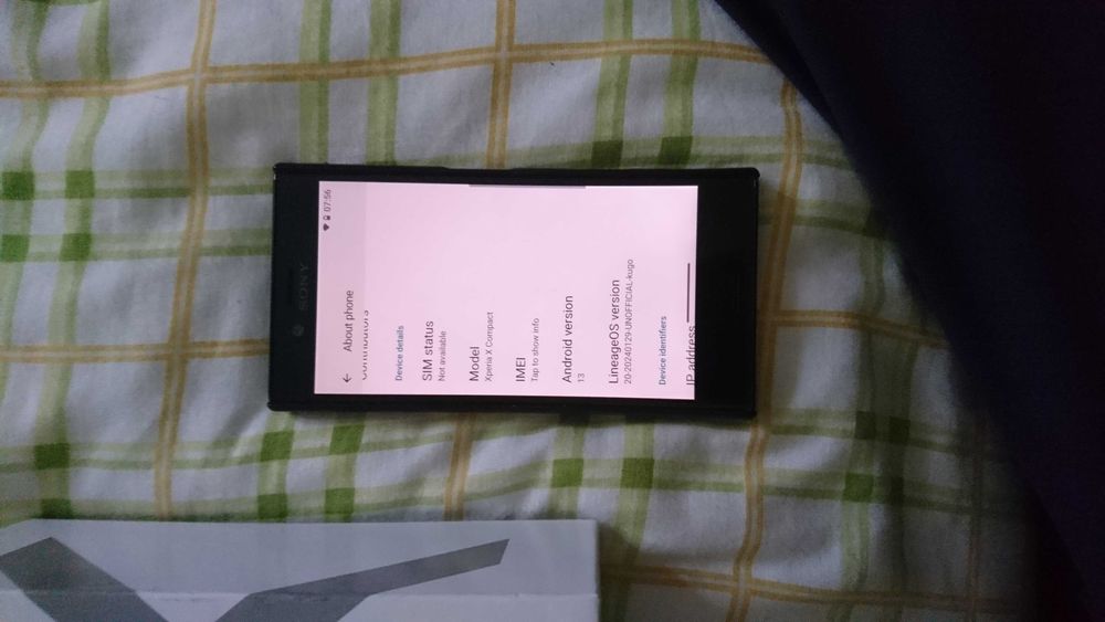 Sony Xperia X Compact Android 13