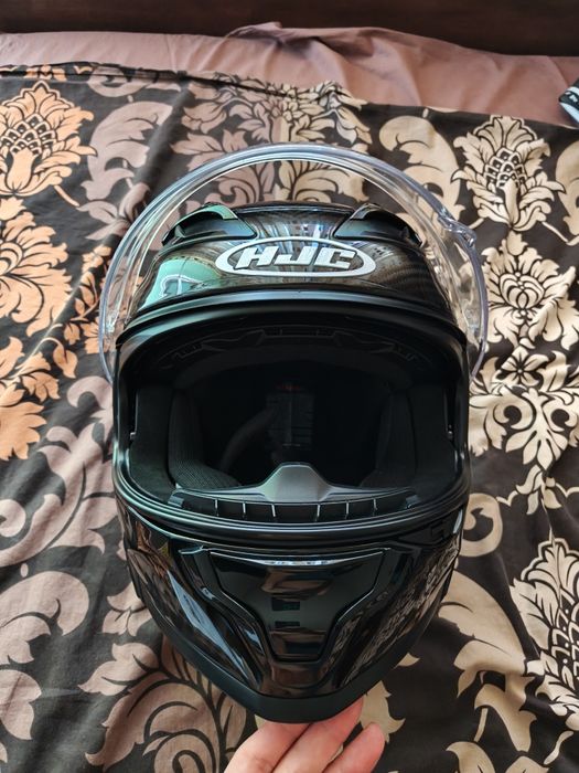 Карбонова каска за мотор HJC F71 Carbon