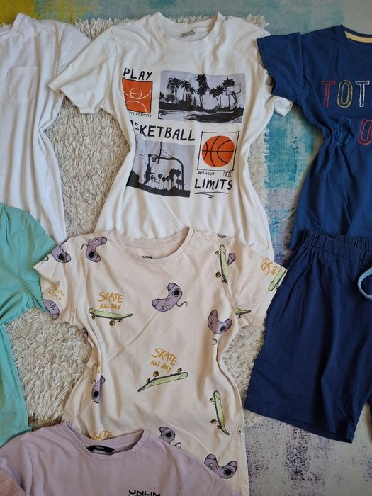 Lot merg 140-146 cm Adidas, H&M, George  pantaloni, tricou