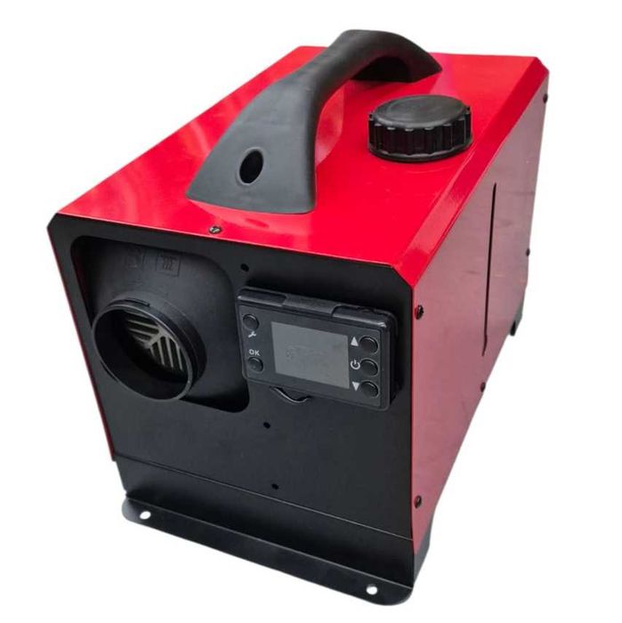 Incalzitor, sirocou de aer stationar silentios portabil, functie preincalzire 12-24V 230V, 8KW, display LCD, telecomanda