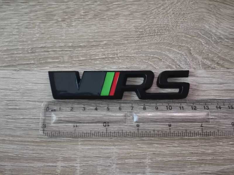 черна емблемa Skoda VRS