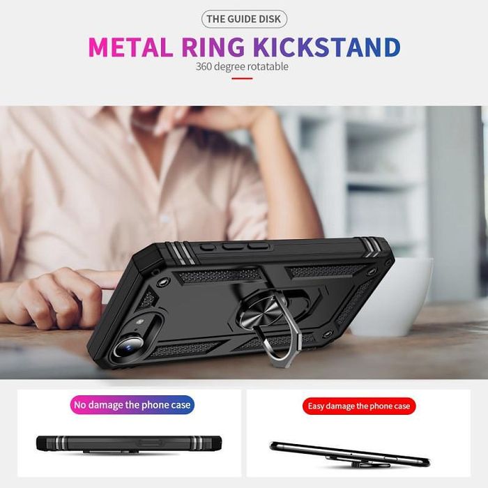 Удароустойчив Кейс RingCase за Apple iPhone 16e - супер защита