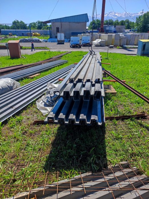 Профнастил Н65/Н80. Толщина 1мм. Несъемная опалубка.