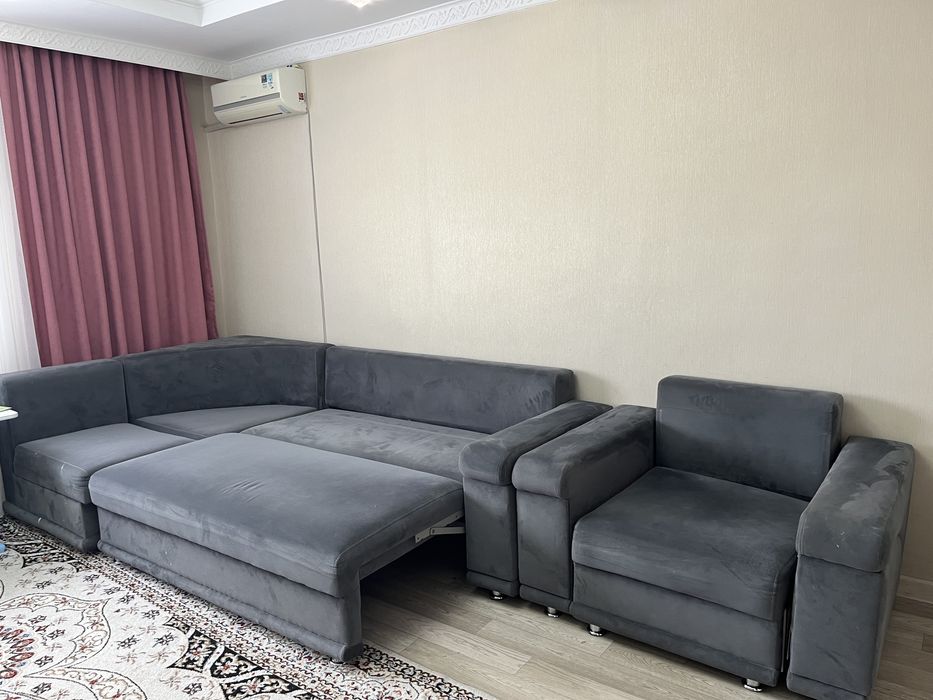 Диван раскладной с креслой