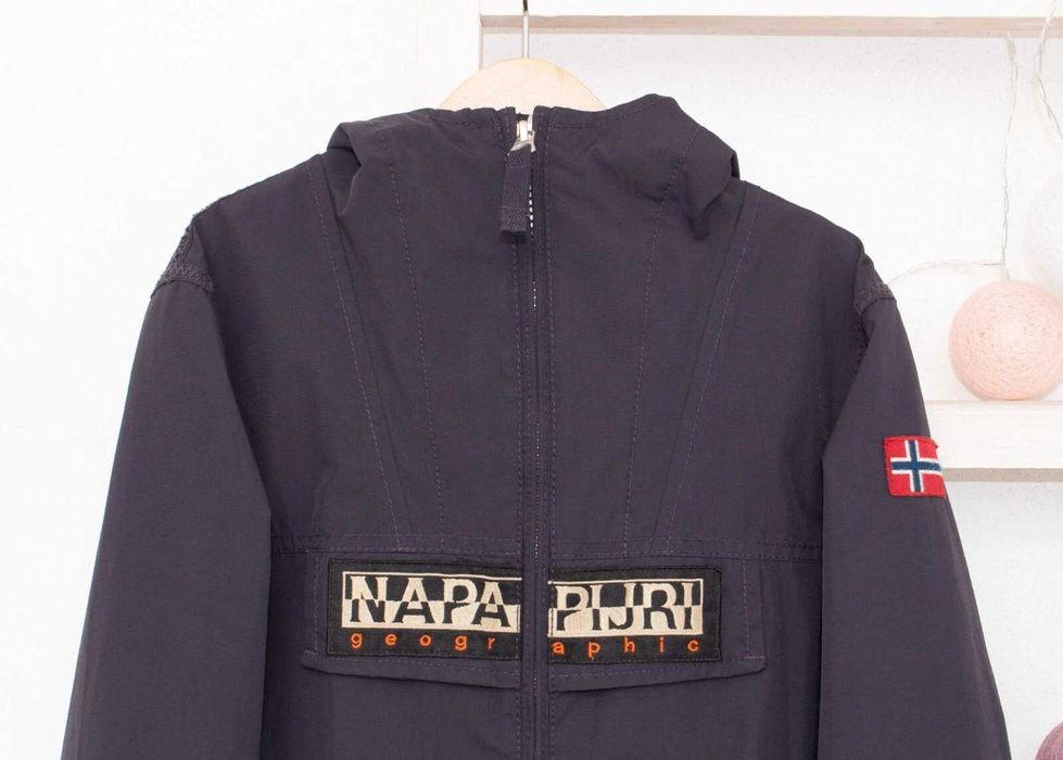 NAPAPIJRI Open Rainforest яке за момче синьо с подплата 8 г