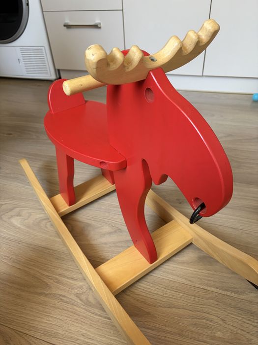 Дървено люлеещо еленче IKEA