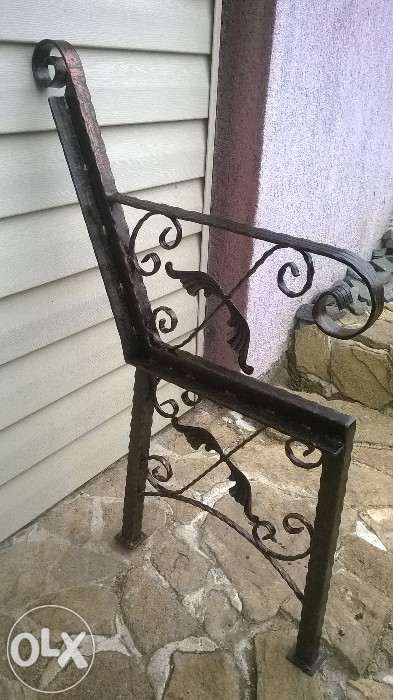 Banca , scaun din fier forjat