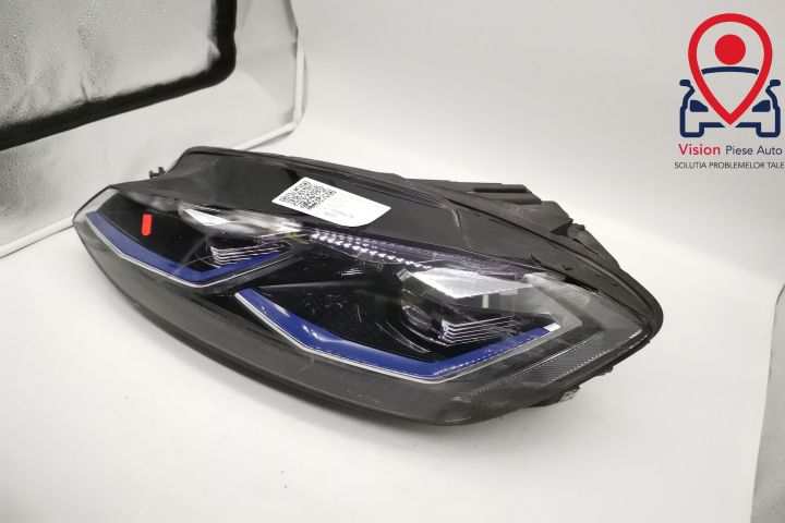 Фар Ляв Оригинален Пълен Лед ГТЕ Авариран Фолксваген / Volkswagen Golf