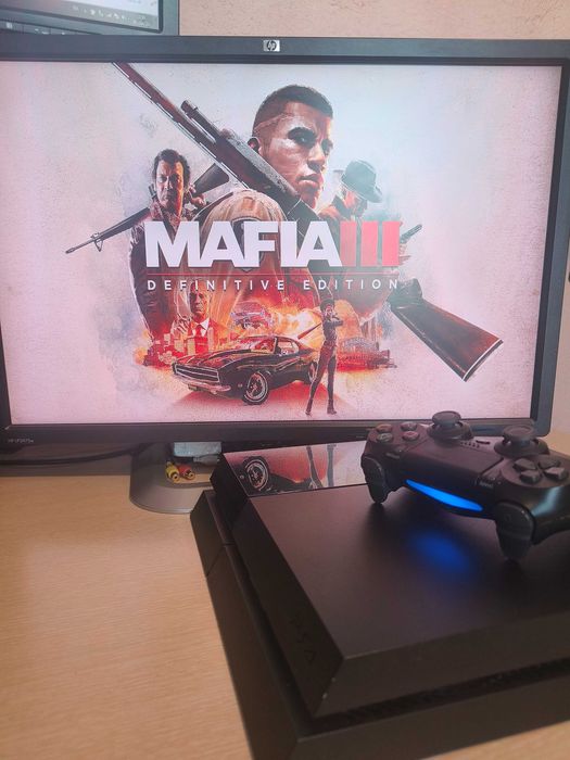 С ГАРАНЦИЯ 1Г Sony PlayStation 4 FAT SW 10.01 PS4 500GB профилактиран