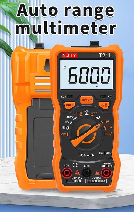 NJTY T21L - Multimetru Digital Profesional LCR, True RMS, NCV, autoscalare - NOU / SIGILAT