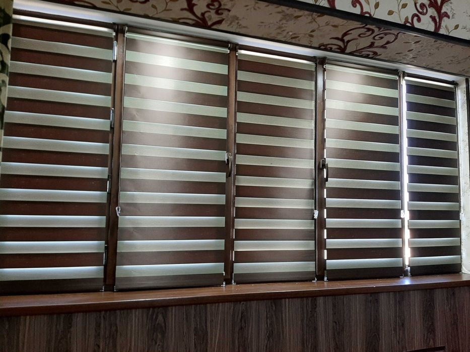 Жалюзи пардаларининг барча хиллари.  Маскетни сеткалар