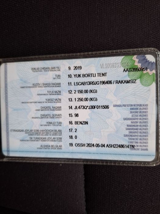 Changan sotiladi