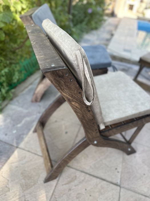 Стулья садовые деревянные