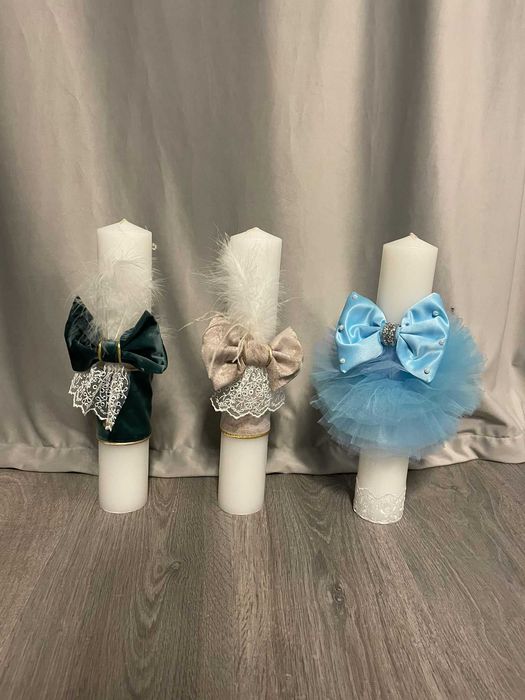 Lumanari botez diverse modele