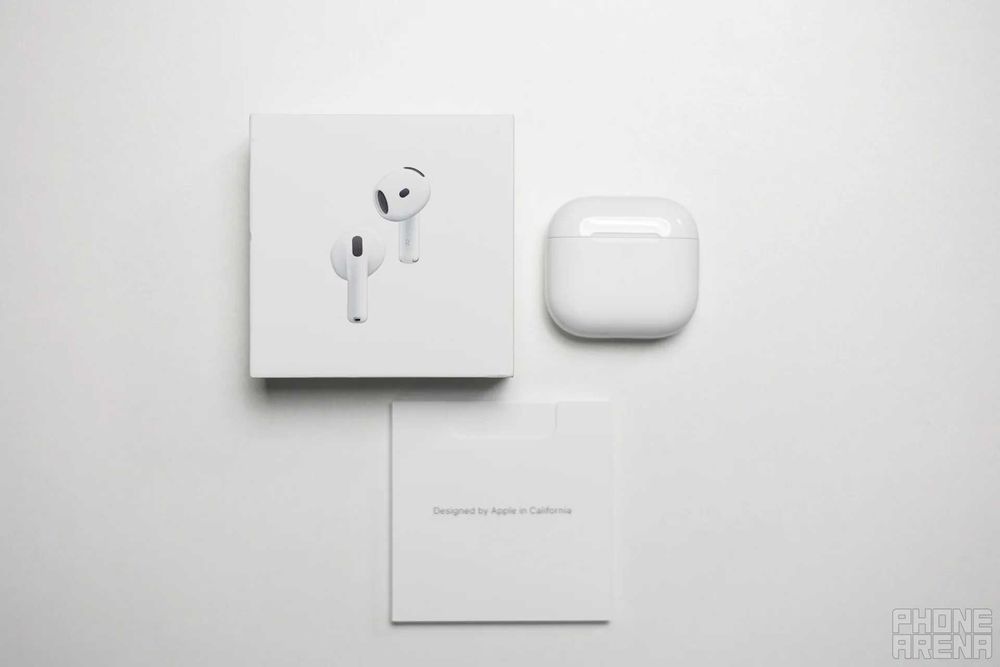 True wireless слушалки Airpods 4 gen. Безжични слушалки , бял