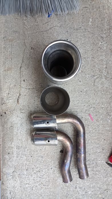 Накрайник за аспух заглушител от нераждаема стомана 3те за 80лв