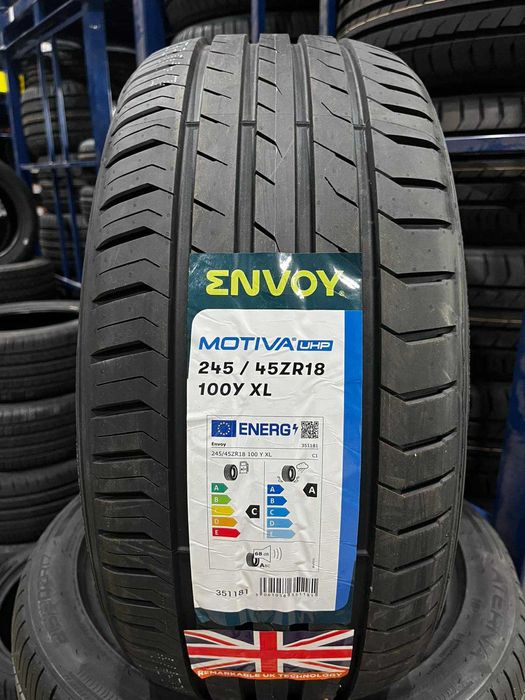 Летни гуми ENVOY 245/45 R18 100Y нов ДОТ25 245/45/18, 2454518 рейтингА