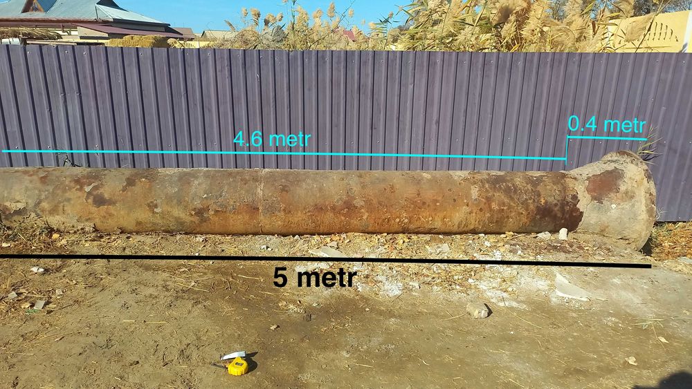 Xorazm viloyati, Pitnak shahrida 5 metrlik cho‘yan truba sotiladi