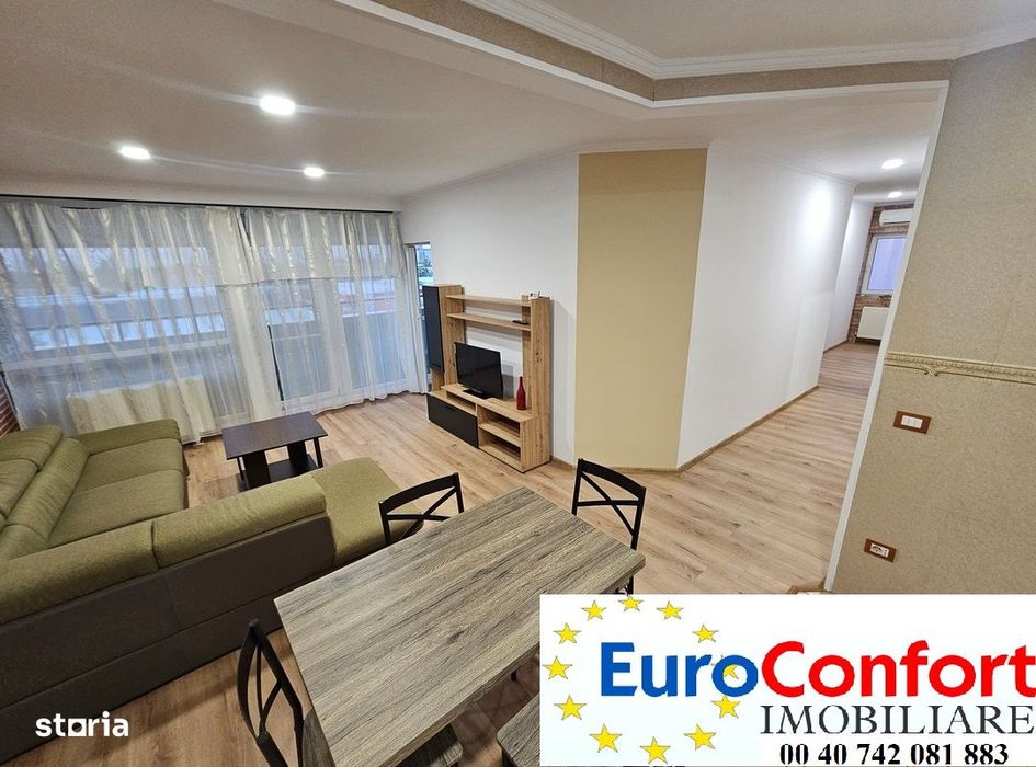 Inchiriez apartament 3 camere Ared Uta, terasa mare