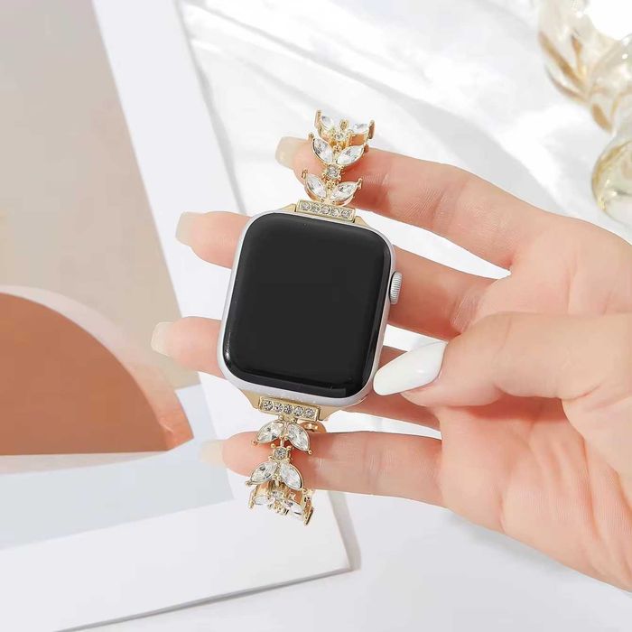 DIAMOND каишка с кристали за Apple Watch ULTRA/SE/11/10/9/8/7/6/5/4/3